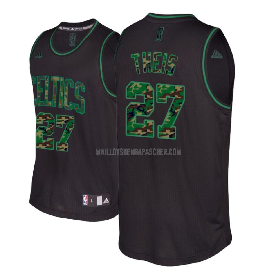 maillot nba homme de boston celtics daniel theis 27 noir mode version