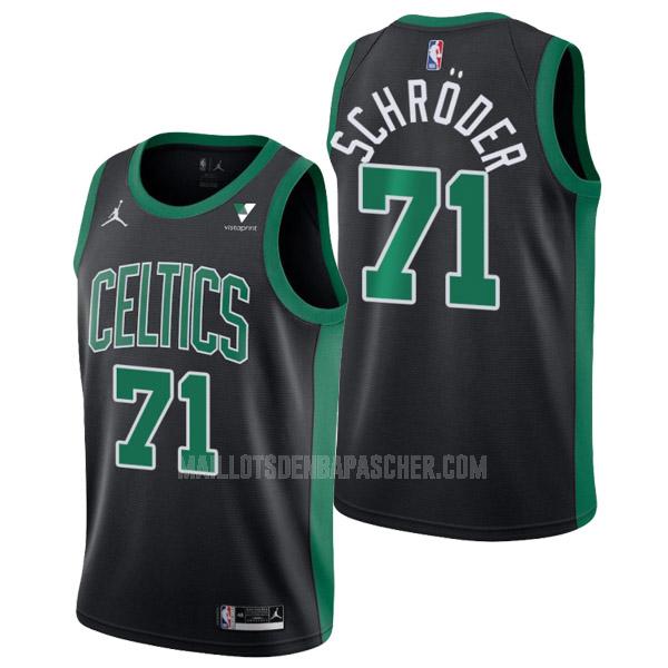 maillot nba homme de boston celtics dennis schroder 71 noir statement edition