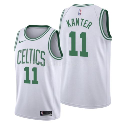 maillot nba homme de boston celtics enes kanter 11 blanc association