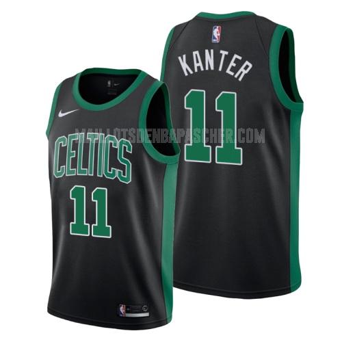 maillot nba homme de boston celtics enes kanter 11 noir statement