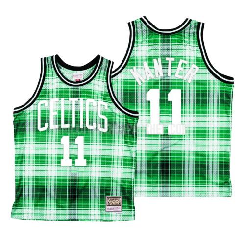 maillot nba homme de boston celtics enes kanter 11 vert hardwood classics