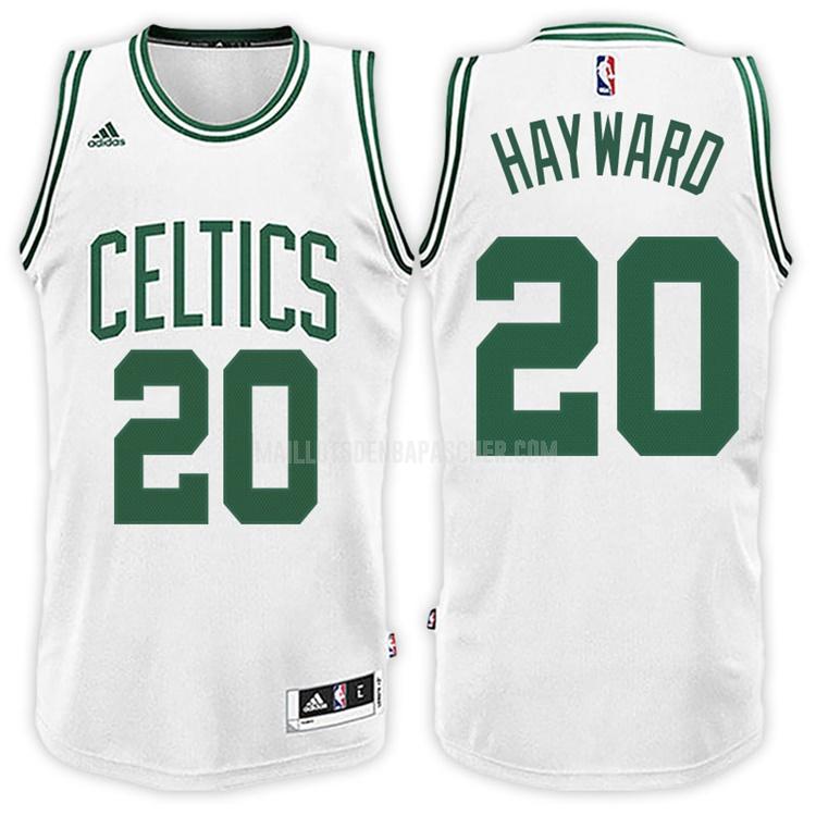 maillot nba homme de boston celtics gordon hayward 20 blanc home