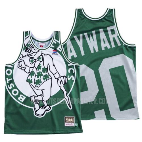 maillot nba homme de boston celtics gordon hayward 20 vert big face