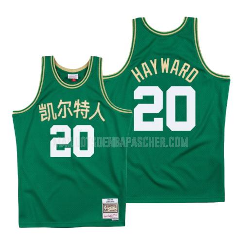 maillot nba homme de boston celtics gordon hayward 20 vert capodanno cinese