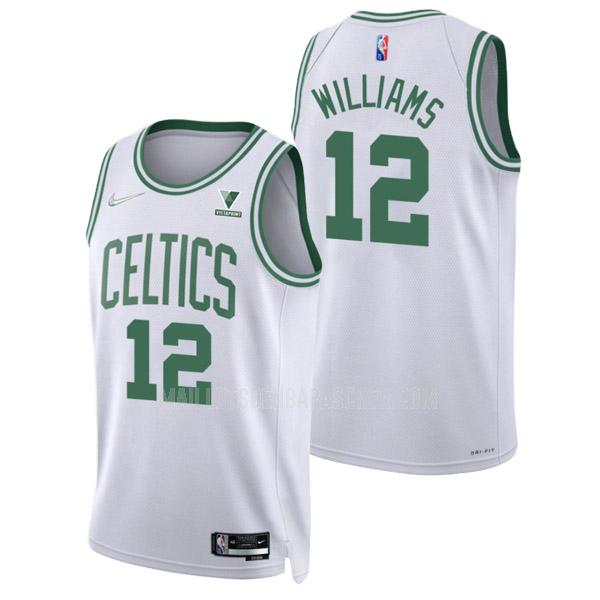 maillot nba homme de boston celtics grant williams 12 blanc 75th anniversary 2021-22