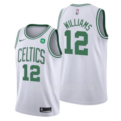 maillot nba homme de boston celtics grant williams 12 blanc association