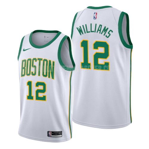 maillot nba homme de boston celtics grant williams 12 blanc city edition