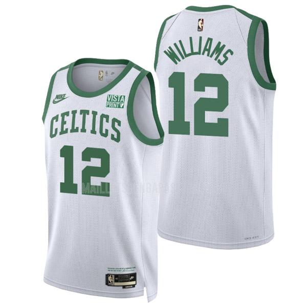 maillot nba homme de boston celtics grant williams 12 blanc classic edition 2022