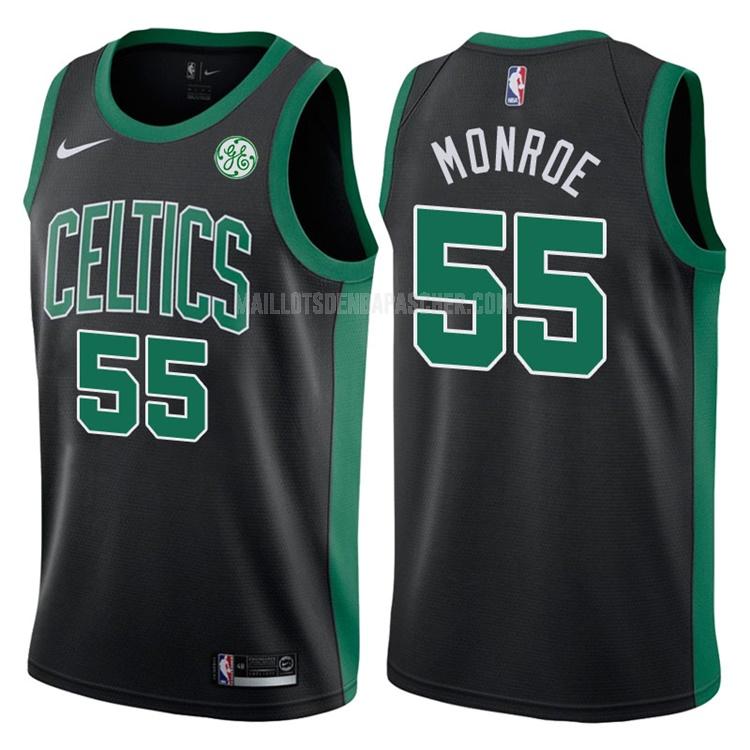 maillot nba homme de boston celtics greg monroe 55 noir statement