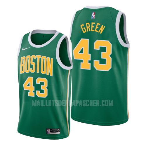 maillot nba homme de boston celtics javonte green 43 vert earned version