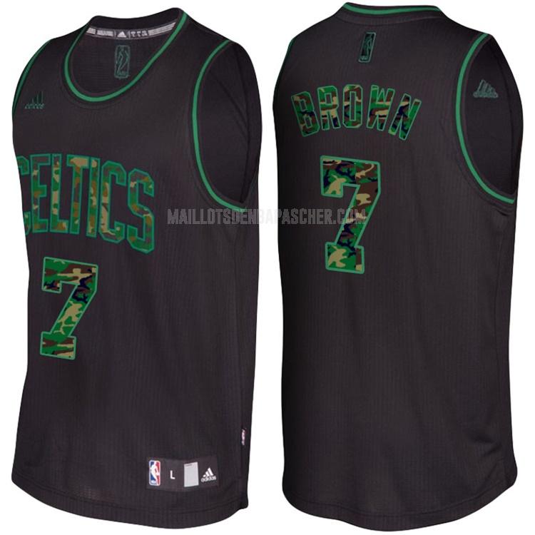 maillot nba homme de boston celtics jaylen brown 7 noir mode version