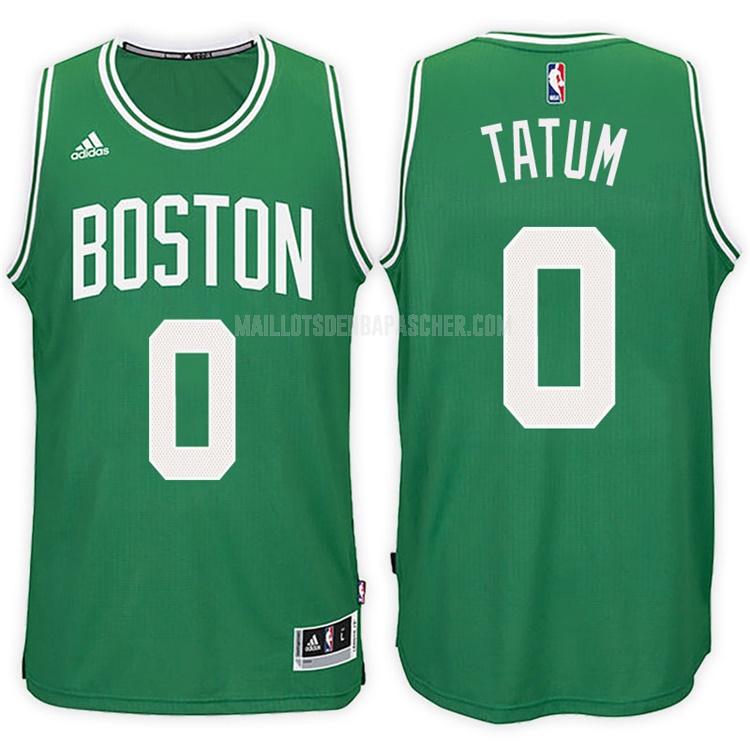 maillot nba homme de boston celtics jayson tatum 0 vert road