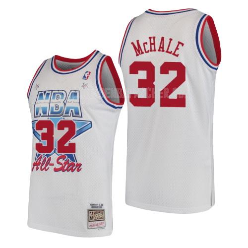 maillot nba homme de boston celtics kevin mchale 32 blanc nba all-star 1991