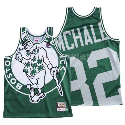 maillot nba homme de boston celtics kevin mchale 32 vert big face