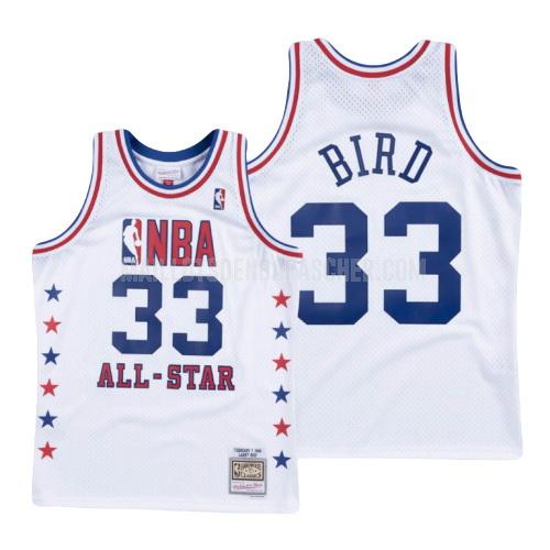 maillot nba homme de boston celtics larry bird 33 blanc nba all-star 1988