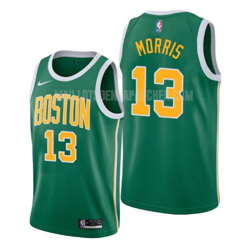 maillot nba homme de boston celtics marcus morris 13 vert earned version