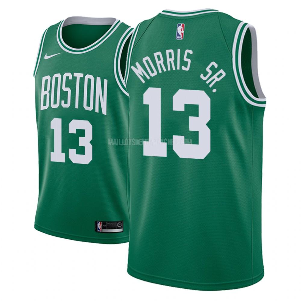 maillot nba homme de boston celtics marcus morris 13 vert icon