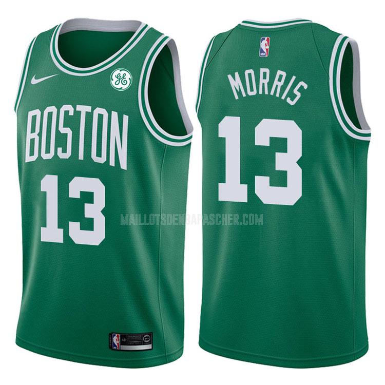 maillot nba homme de boston celtics marcus morris 13 vert icon 2017-18