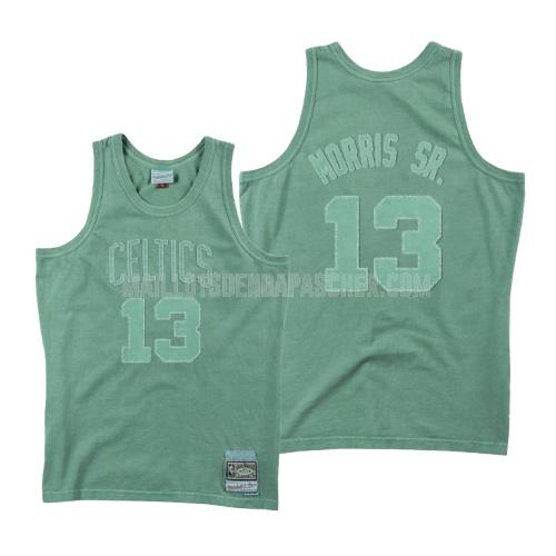 maillot nba homme de boston celtics marcus morris 13 vert lavé