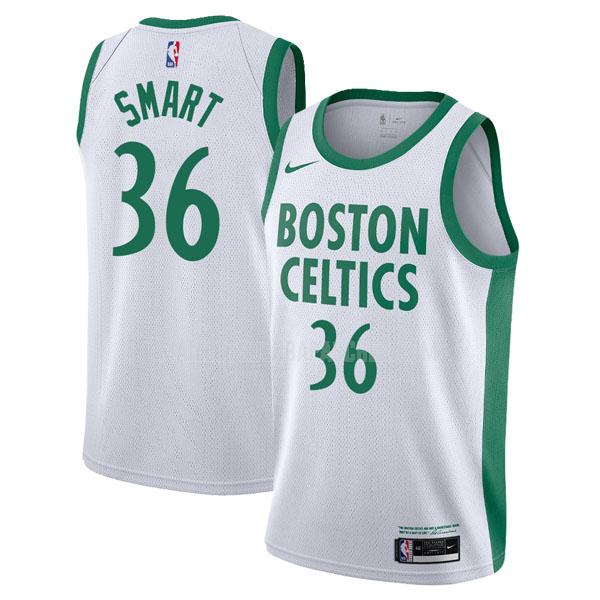 maillot nba homme de boston celtics marcus smart 36 blanc city edition 2020-21