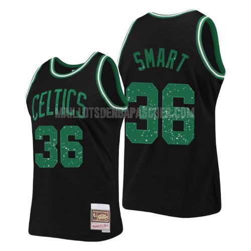 maillot nba homme de boston celtics marcus smart 36 noir collection de bagues