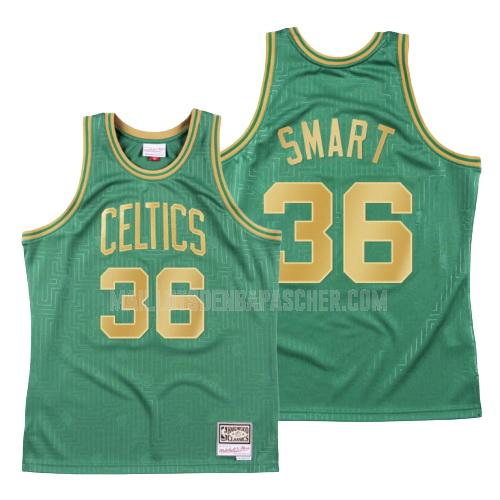 maillot nba homme de boston celtics marcus smart 36 vert throwback 2020