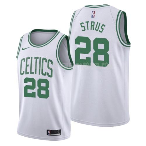 maillot nba homme de boston celtics max strus 28 blanc association