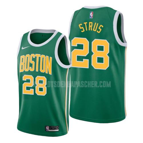 maillot nba homme de boston celtics max strus 28 vert earned version