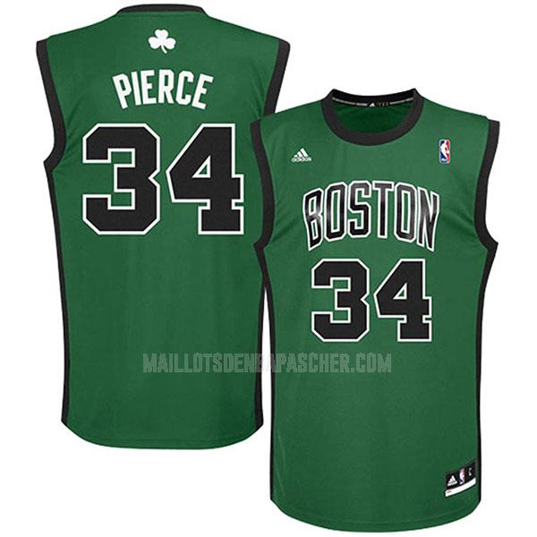 maillot nba homme de boston celtics paul pierce 34 noir numéro niro