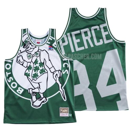 maillot nba homme de boston celtics paul pierce 34 vert big face