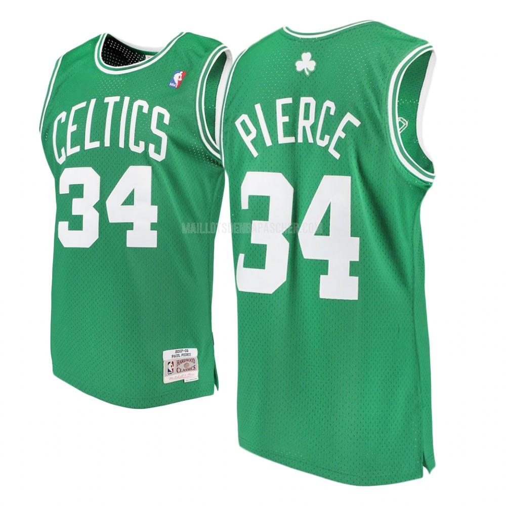 maillot nba homme de boston celtics paul pierce 34 vert hardwood classics