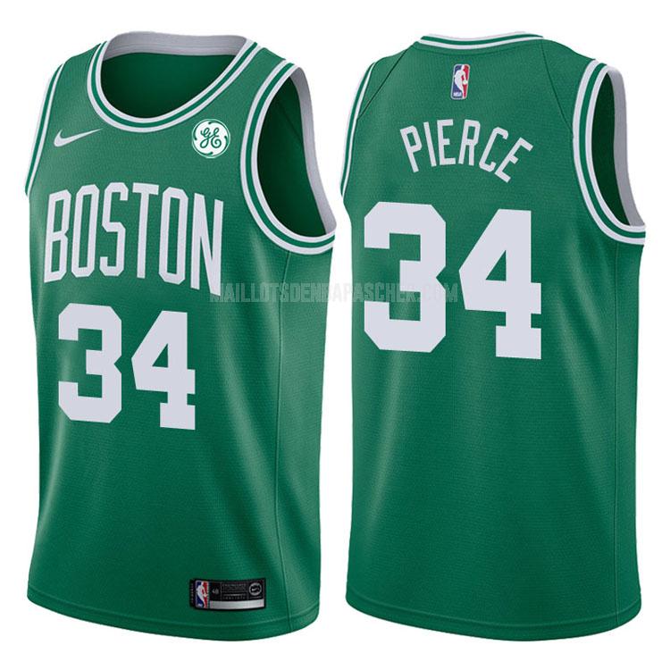 maillot nba homme de boston celtics paul pierce 34 vert icon 2017-18