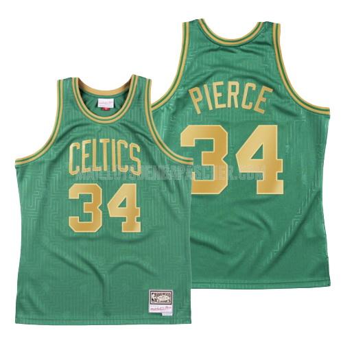 maillot nba homme de boston celtics paul pierce 34 vert throwback 2020