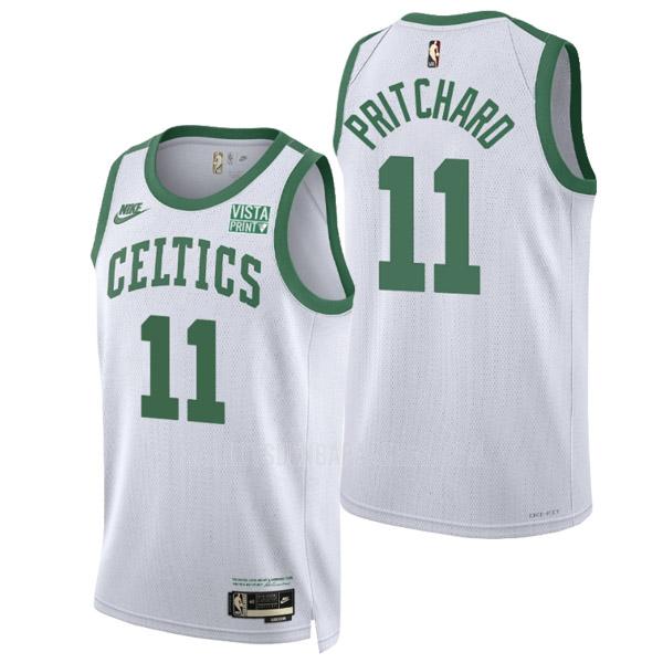 maillot nba homme de boston celtics payton pritchard 11 blanc classic edition 2022