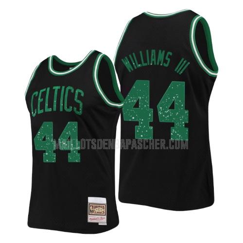 maillot nba homme de boston celtics robert williams 44 noir collection de bagues