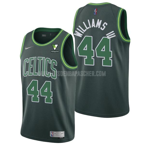 maillot nba homme de boston celtics robert williams 44 vert earned edition 2021-22