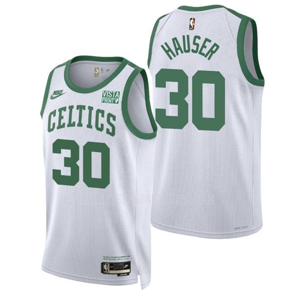 maillot nba homme de boston celtics sam hauser 30 blanc classic edition 2022