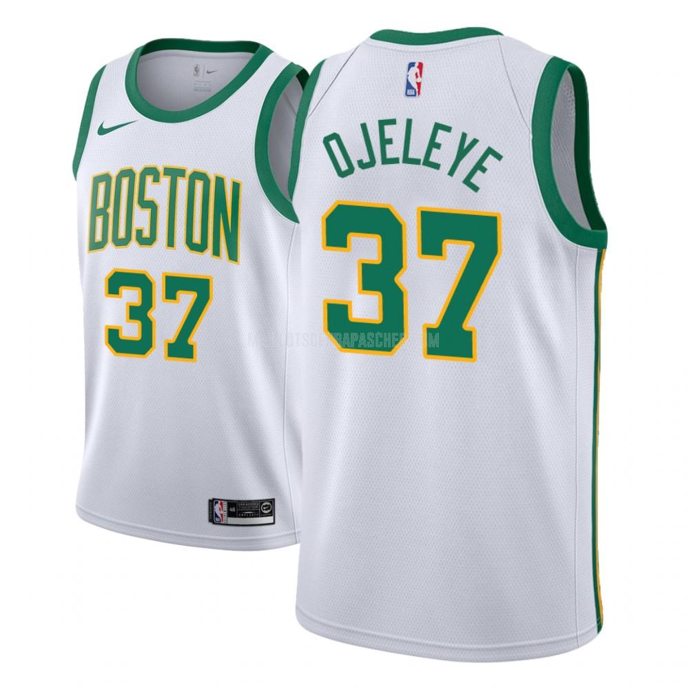 maillot nba homme de boston celtics semi ojeleye 37 blanc city edition