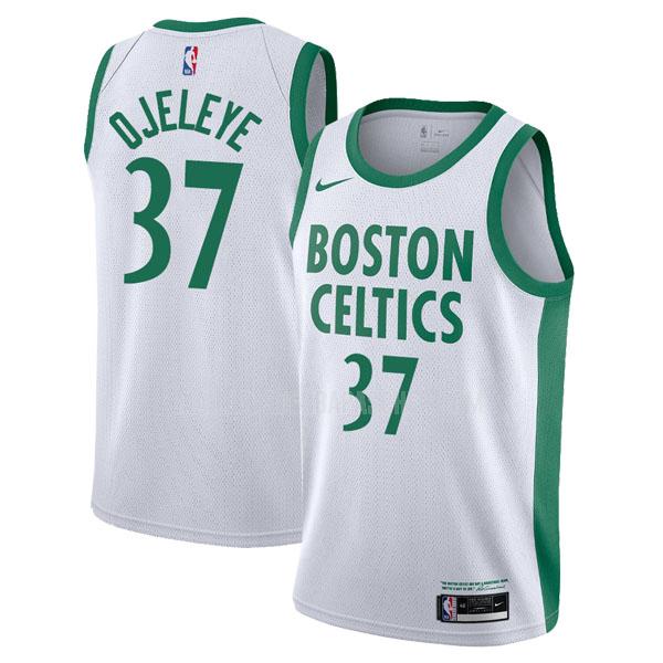 maillot nba homme de boston celtics semi ojeleye 37 blanc city edition 2020-21