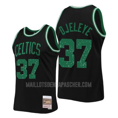 maillot nba homme de boston celtics semi ojeleye 37 noir collection de bagues