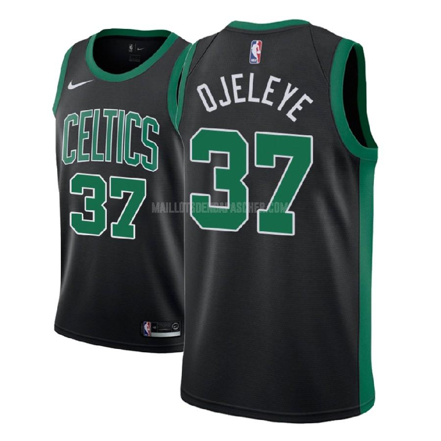 maillot nba homme de boston celtics semi ojeleye 37 noir statement 2017-18