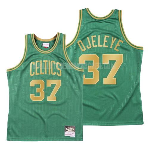 maillot nba homme de boston celtics semi ojeleye 37 vert throwback 2020