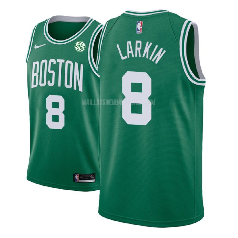 maillot nba homme de boston celtics shane larkin 8 vert icon 2017-18