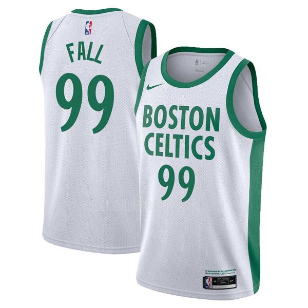 maillot nba homme de boston celtics tacko fall 99 blanc city edition 2020-21