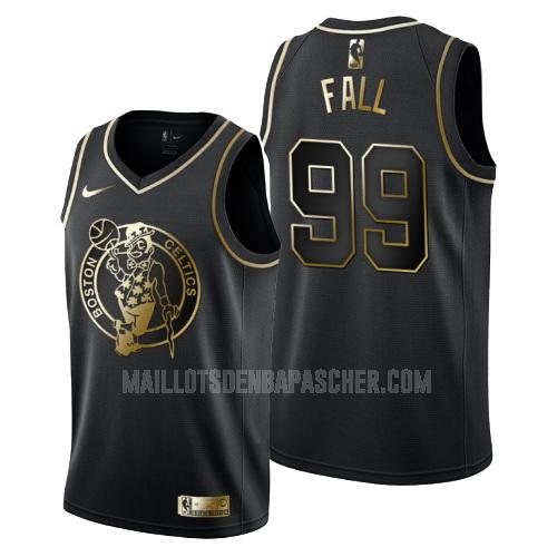 maillot nba homme de boston celtics tacko fall 99 noir or version