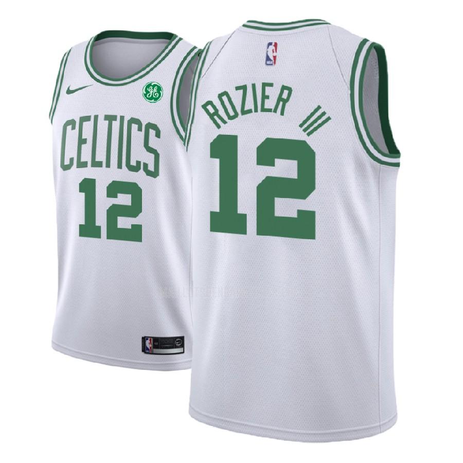 maillot nba homme de boston celtics terry rozier 12 blanc association 2017-18