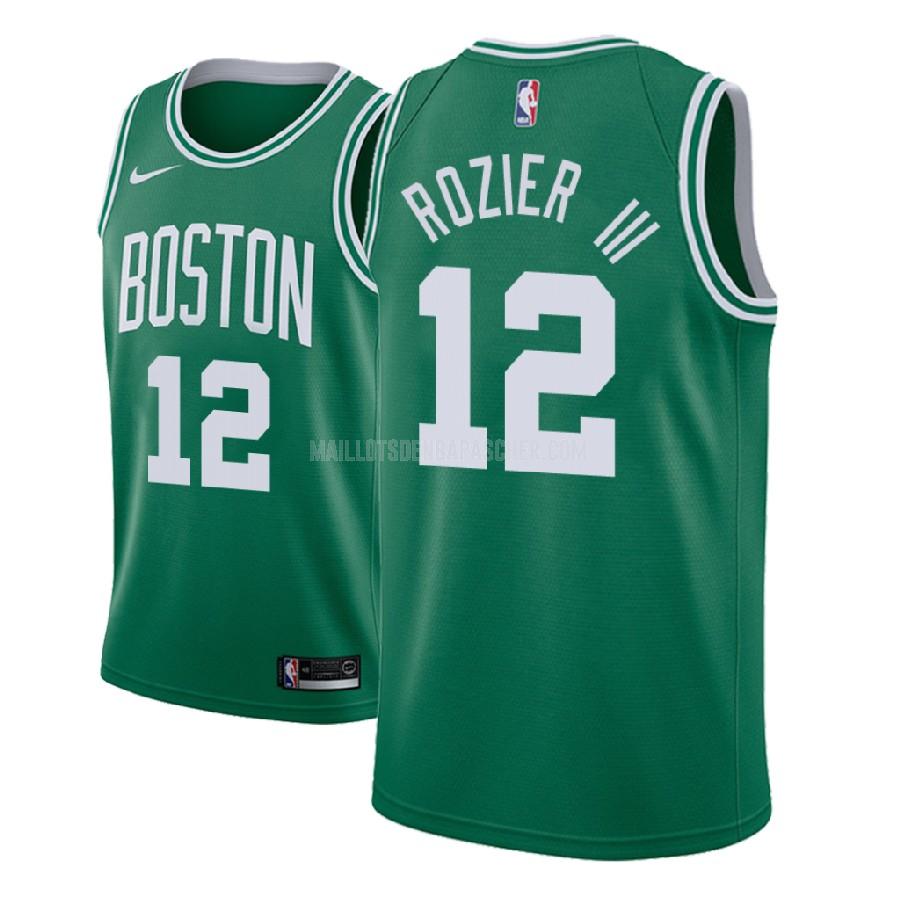 maillot nba homme de boston celtics terry rozier 12 vert icon 2017-18