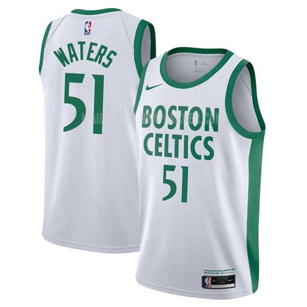 maillot nba homme de boston celtics tremont waters 51 blanc city edition 2020-21