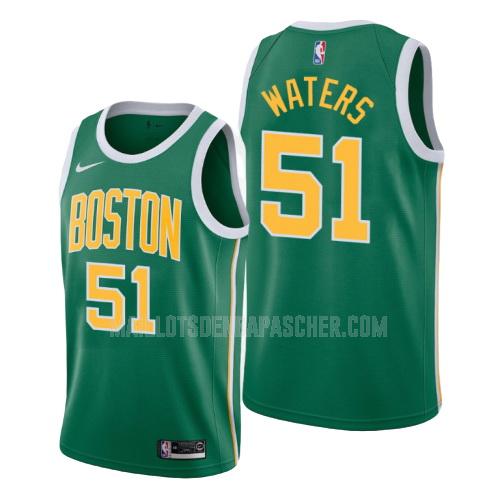 maillot nba homme de boston celtics tremont waters 51 vert earned version