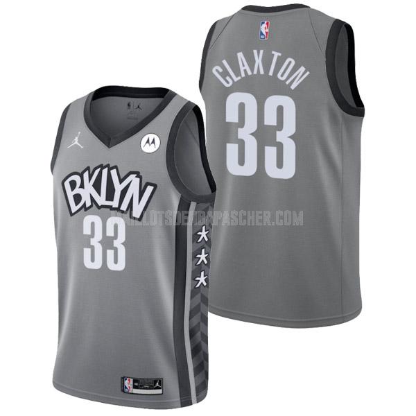 maillot nba homme de brooklyn nets nicolas claxton 33 gris statement edition 2022